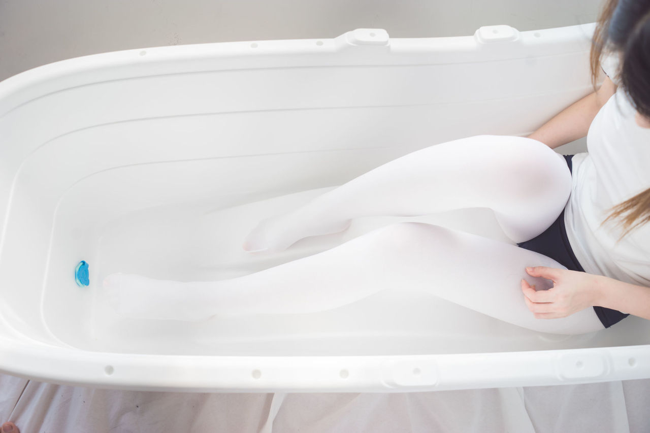 [森萝财团] BETA-031 浴缸白丝 萝莉丝袜写真